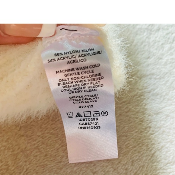 NWT LOU & GREY BY LOFT FUZZY SWEATER DRESS, XS - Picture 6 of 6